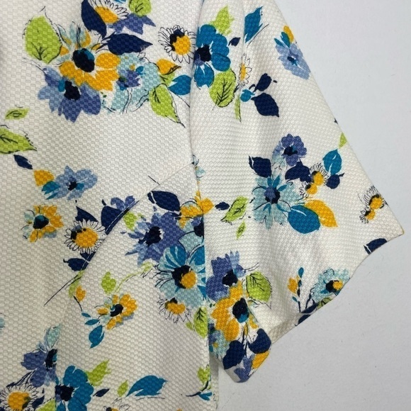 VINTAGE floral garden party texture jacket - Picture 4 of 8